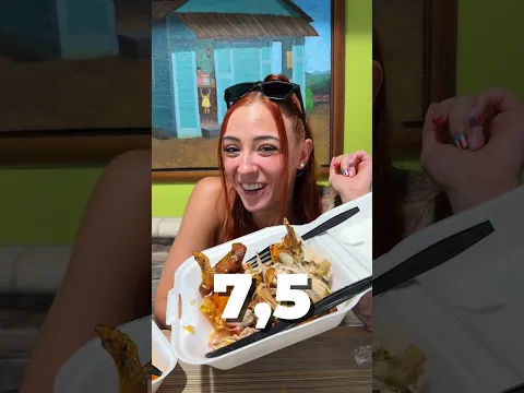Probando la comida típica de Puerto Rico🇵🇷