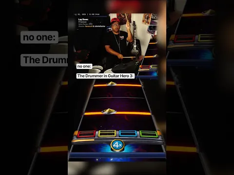 The Drummer in Guitar Hero 3 be like: