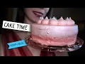 Feet food crushing cake ASMR CRUSHING