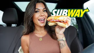 SUBWAY MUKBANG + Trying the NEW Hot Honey Subs… Where Have I Been?!!