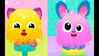 Download Видео для детей про малышей животных | Прически и коктейль для котенка в детской игре MP3