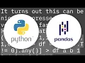 Drop rows with all zeros in pandas data frame