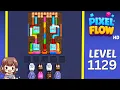 Pixel Flow Level 1129 Solution Walkthrough