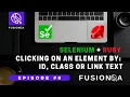 FusionQA Episode 6 of Selenium Ruby Clicking on Element via id class or link text