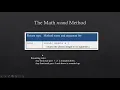 Java Static Methods The Math Class Math Class Methods round pow abs min max