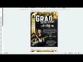 Graduation party invitation Flyer Class of 2025 Senior Grad Announcement Canva Editable Templates