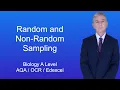 A Level Biology Revision Random and Non-Random Sampling