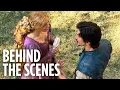 Tangled 2026 Live-Action Behind the Scenes Teagan Croft Rapunzel Milo Manheim Flynn Rider