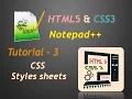 CSS Stylesheets explained in telugu TUTORIAL - 3
