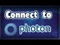 Connect to Photon in Unity Online Game