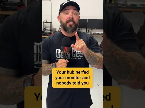 Your Hub Nerfed Your Monitor And Nobody Told You