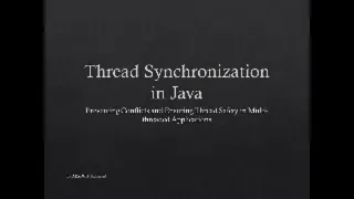 Java Thread Synchronization Explained Prevent Rac