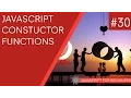 JavaScript Tutorial For Beginners - Constructor Functions