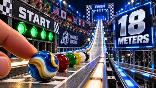The 18-Meter Marble Race You Have to See to Believe!