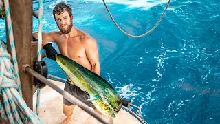 Sailing to a Volcano 🌋& Free Mahi-mahi 🎣 (Expedition Drenched S01 Episode 14)