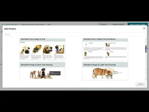 choosing a+ content modules