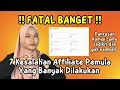 Download Lagu FATAL‼️KESALAHAN SHOPEE AFFILIATE PEMULA YANG SERING DILAKUKAN