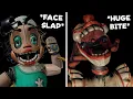 All FNAF Secret of the Mimic Jumpscares in SLOW MOTION