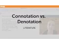 Connotation vs Denotation Literature Chegg Tutors
