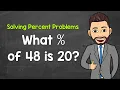 Solving Percent Problems Using the Percent Equation Finding the Percent Math with Mr J