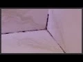 Remove replace moldy shower caulk