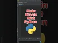 MAKE BITCOIN with python