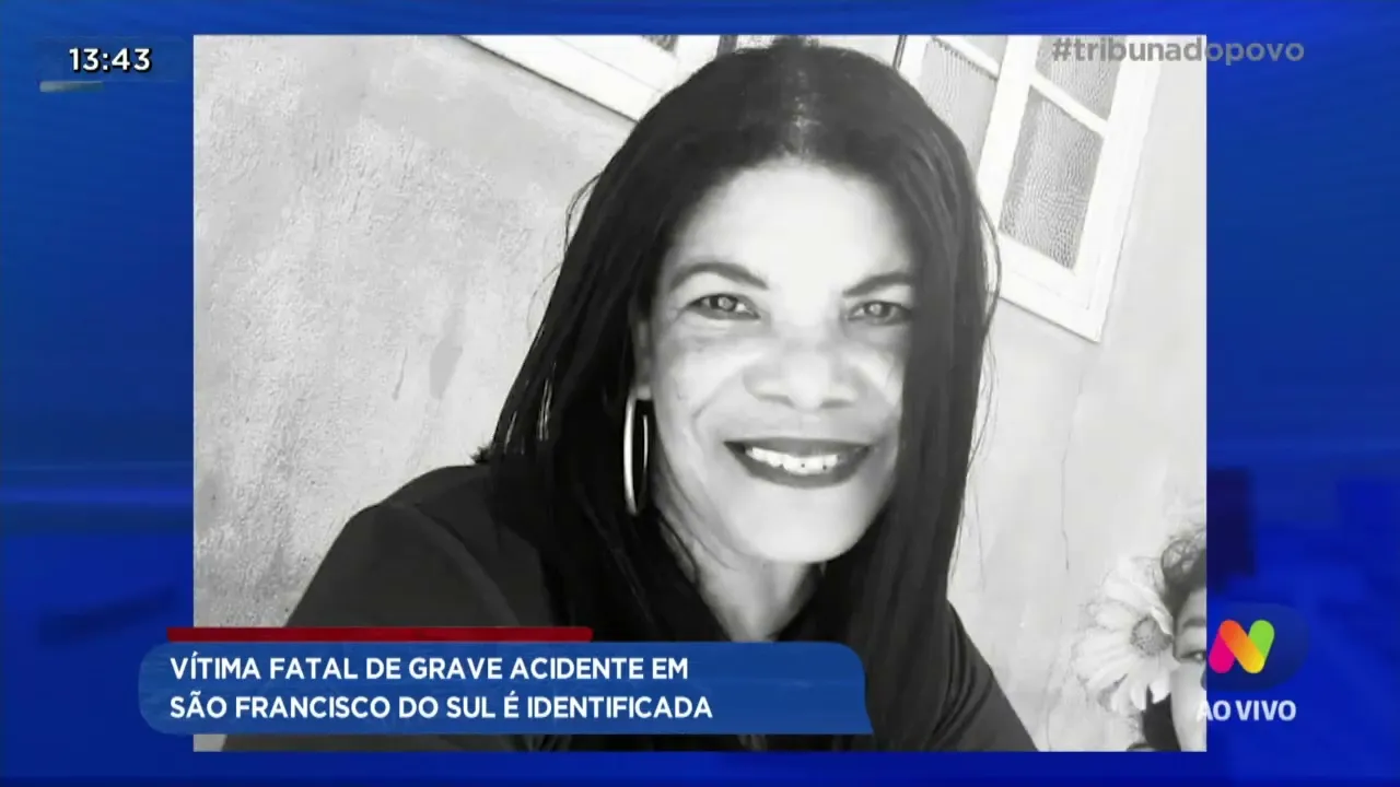 Vítima fatal de grave acidente em São Francisco do Sul é identificada
