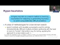 Scheduling seminar Ender Ozcan Uni of Nottingham Machine Learning meets Sel Hyper-heuristic