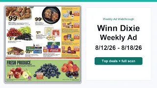 Winn Dixie Weekly Ad 26 - 26 Top Deals