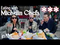 Spending the DAY with MICHELIN Chefs Eating Drinking in NYC Ft Max Natmessnig and Marco Prins