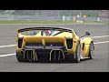 Ferrari FXX K Evo PURE V12 SOUNDS! Accelerations, Downshifts, HOT GLOWING Brakes!