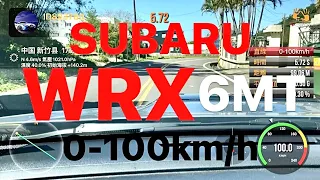 Subaru WRX VB 6MT 0-100km
