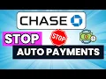 How to STOP Auto Payments on Chase App 2024 Updated