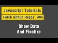Fetch Github Repos - Arabic JavaScript Tuts