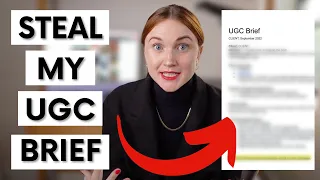 How to Brief UGC Creators (My Exact Template)