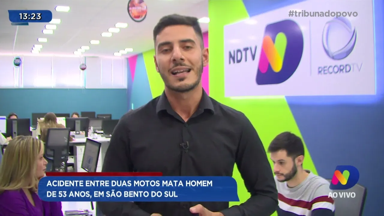 Acidente entre duas motos mata homem de 53 anos, em São Bento do Sul