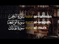 Download Lagu Surah Ar Rahman l Al Waqi'ah l Al Mulk - Abu Usamah