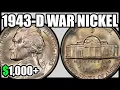 1943-D Nickels Worth Money - How Much Is It Worth and Why Errors Varieties 35 Silver War Nickel