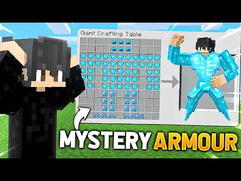 Video Thumbnail: I Made a Giant MYSTERY ARMOR in Minecraft...