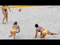 Download Lagu Women's Beach Volleyball 🏆 Two Magnificent Drops Slow Motion