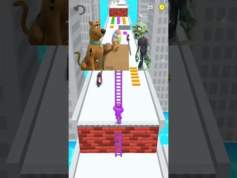 Zombie Chases Scooby For Ice Cream! 🧟🍦#gaming #shorts #shortfeed #viralshorts