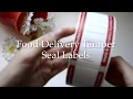 Food Delivery Tamper Seal Labels for Food Packaging