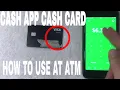 How To Use Cash App Card At ATM Tutorial