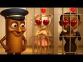 Download Lagu Ballerina Cappuccina with Police Tung Tung Sahur in Granny House | Funny Horror Animation