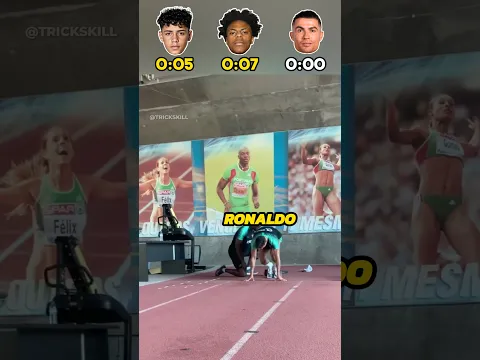 Ronaldo Junior VS iShowSpeed VS Ronaldo - Who is Faster? #shorts #football #ronaldo
