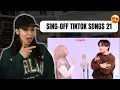 Download Lagu REZA - SING-OFF TIKTOK SONGS PART 21 vs ELTASYA NATASHA | REACTION!!