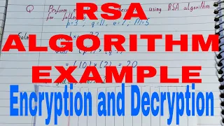 RSA algorithm example rsa algorithm encryption and decryption example rsa example rsa algorithm