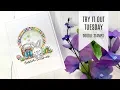 Try It Out Tuesday Doodle Stamps - Hoppy Easter Easter Card