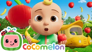 NEW! Apples & Bananas Song Ft Banana BUS! 🍎🍌 | Animal Time | CoComelon Nursery Rhymes & Kids Songs