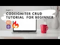 CodeIgniter CRUD Tutorial for beginners Part 1